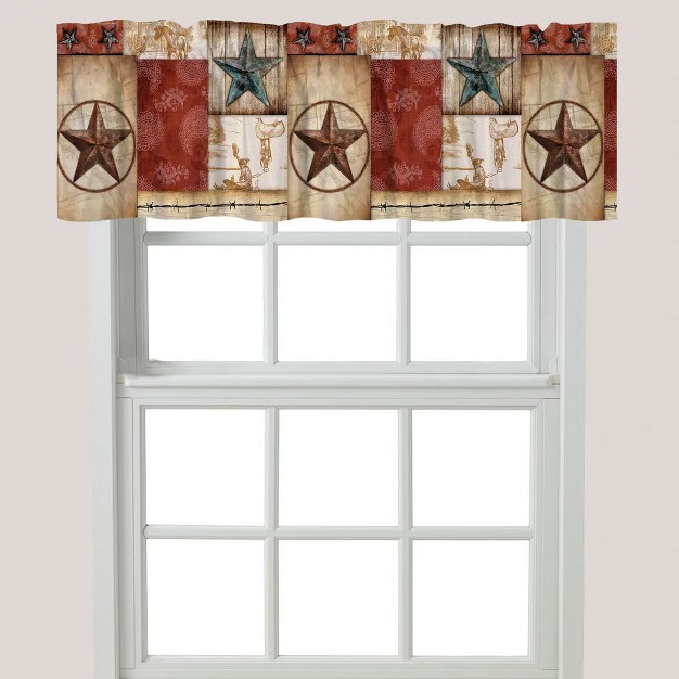 Laural Home Rodeo Patch Window Valance