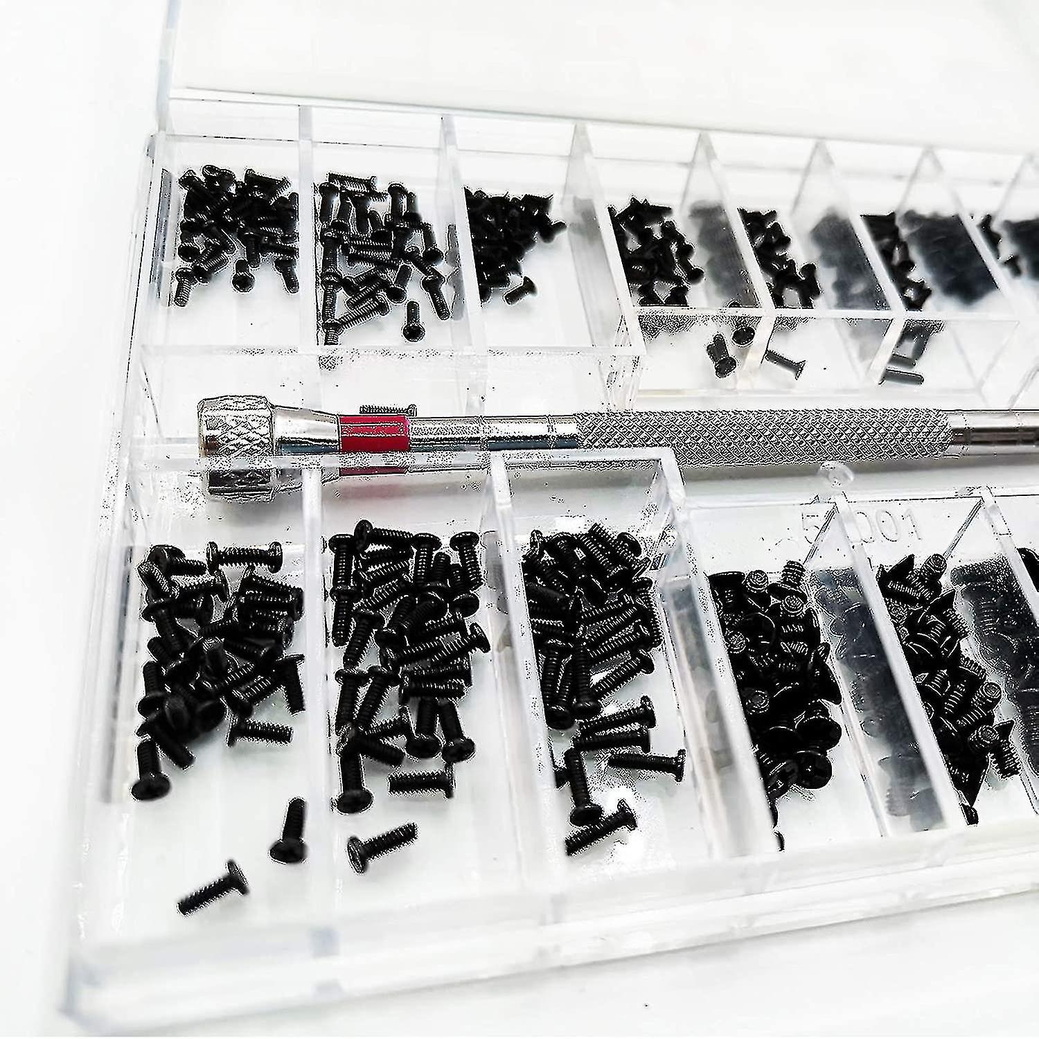 500 Pcs Micro Screws Tiny Self-tapping Screws Assortment Kit