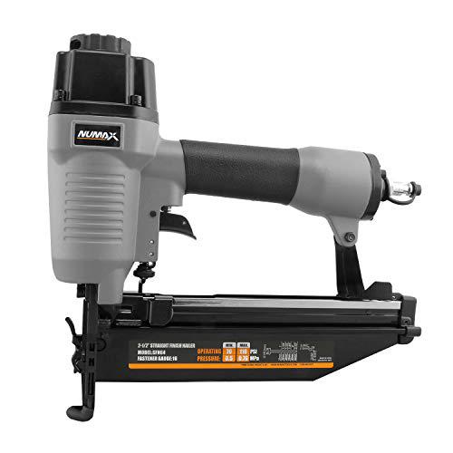 NuMax SFN64 Pneumatic 16-Gauge 2-1/2 Straight Finish Nailer