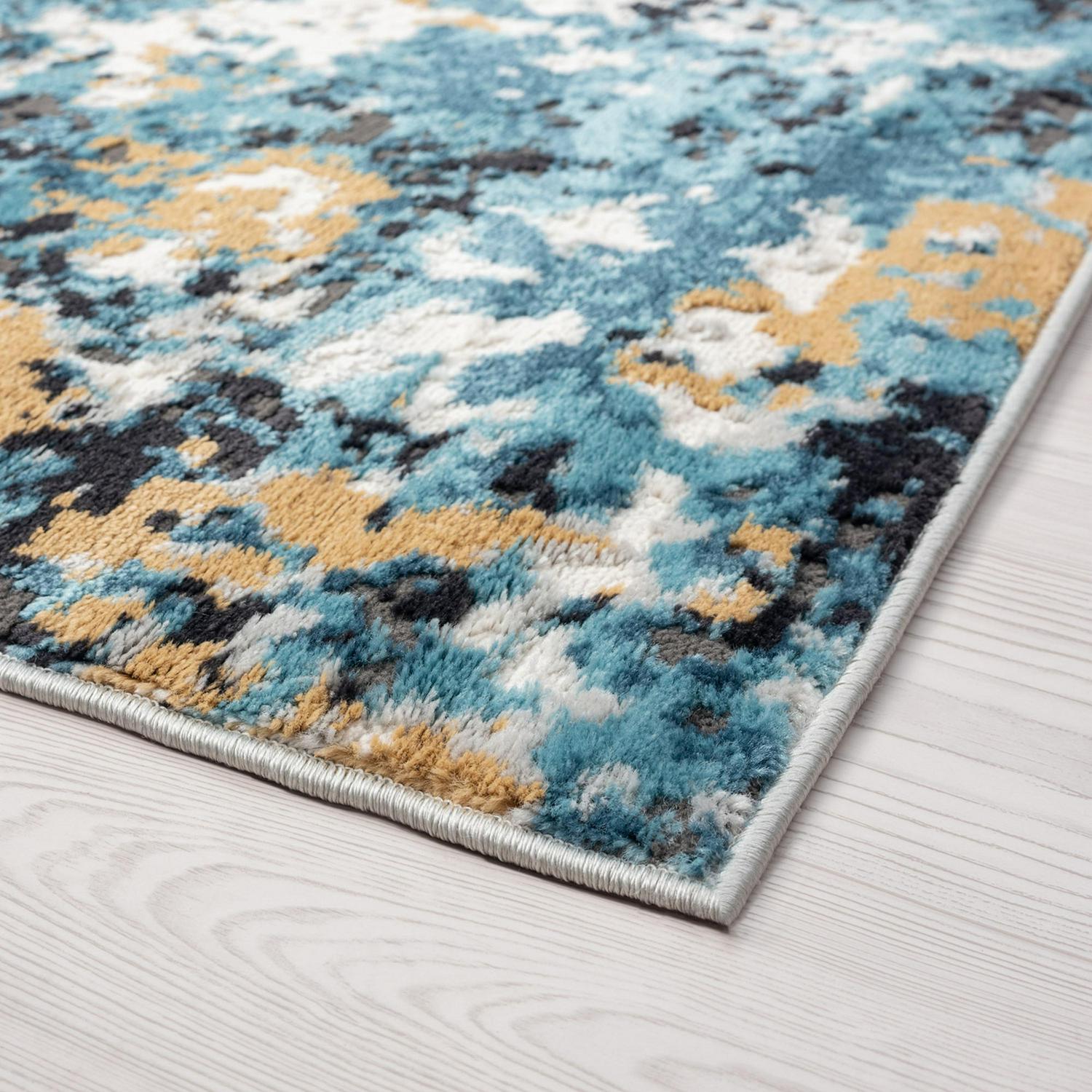 Bliss Rugs Melisa Abstract Area Rug， 5and#8242; x 7and#8242;