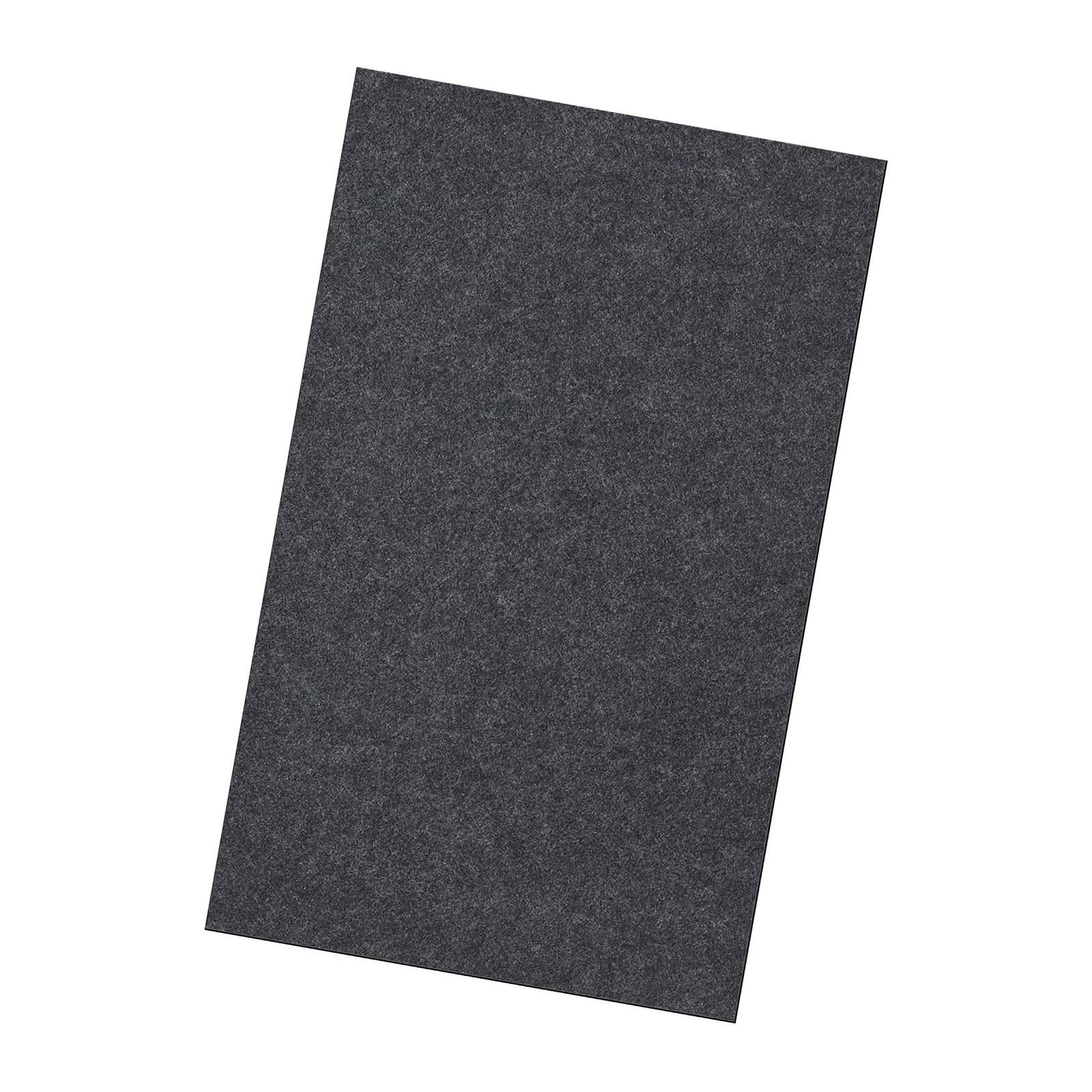 Felt Maintenance Mat for under Car Oil Spill Mat to Protect Driveway Surface， Garage or Shop， Parking 91x149cm