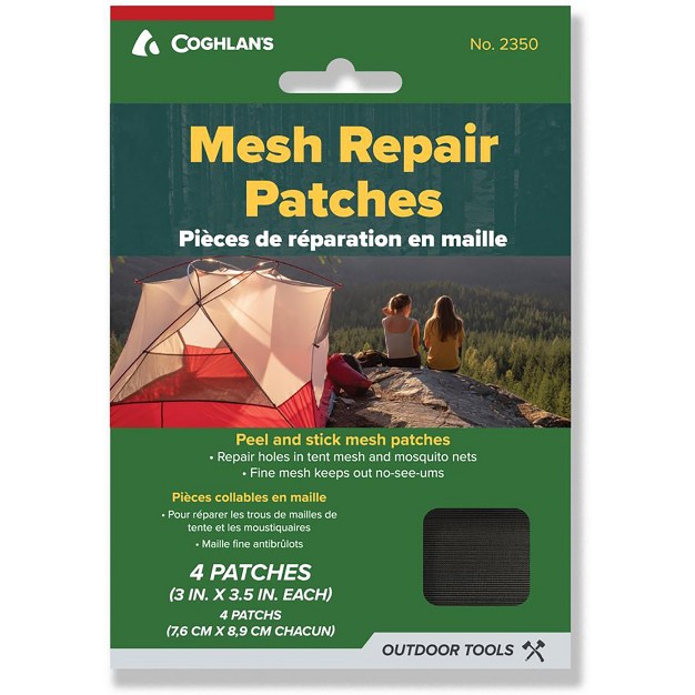 Coghlan x27 s Camping Mesh Repair Patches Black