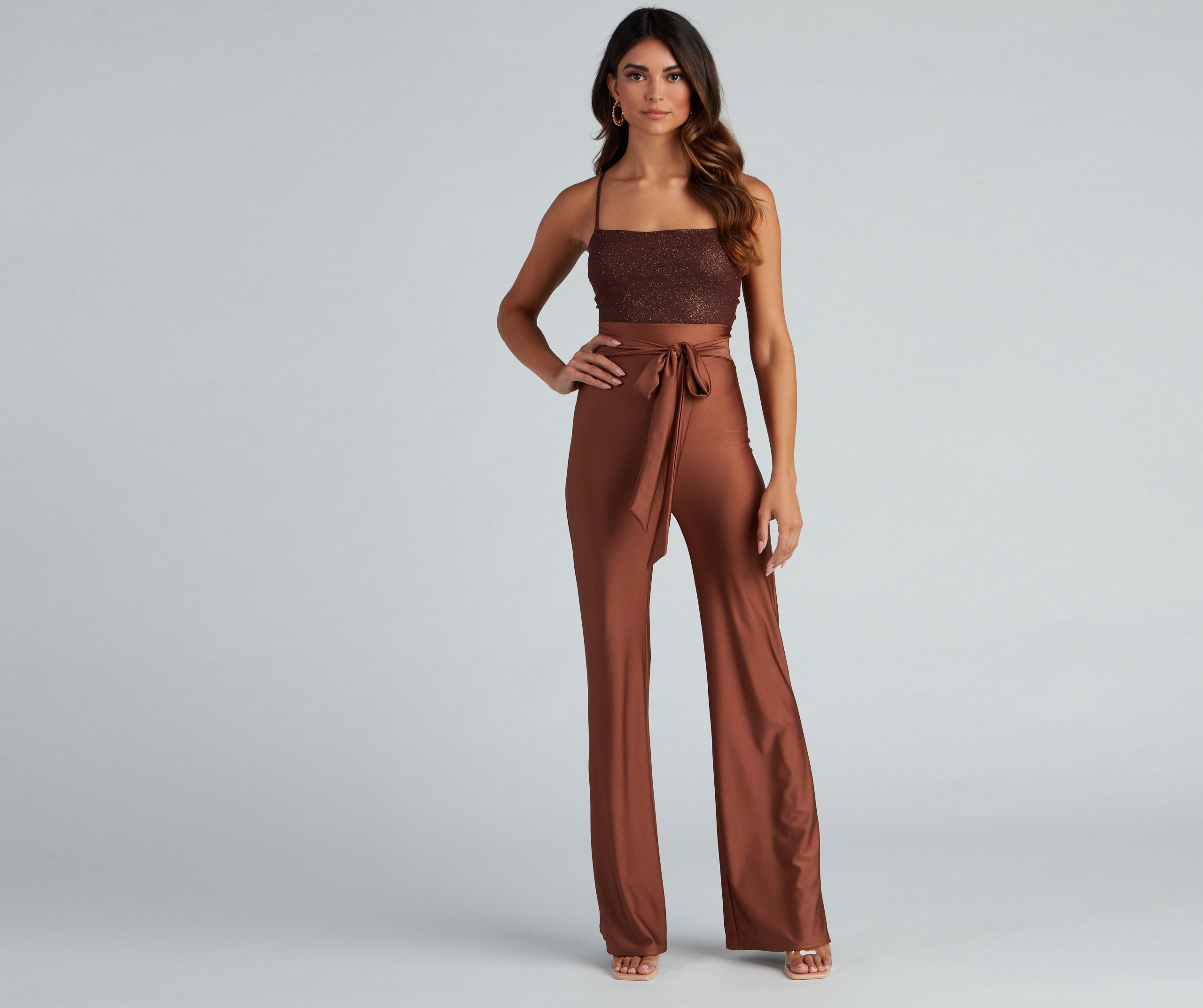 Chic Tie-Front Wide-Leg Pants