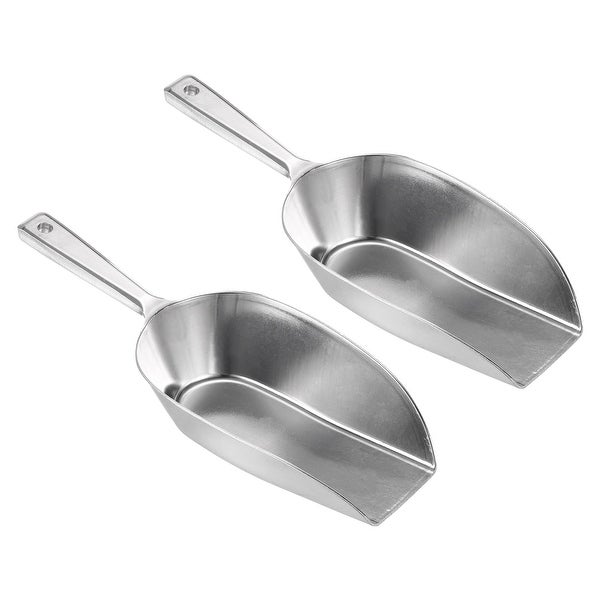 2Pcs Ice Scoops Aluminum 9.65