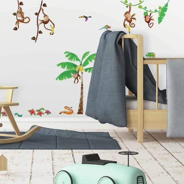 Monkey Business Peel And Stick Wall Decal Roommates