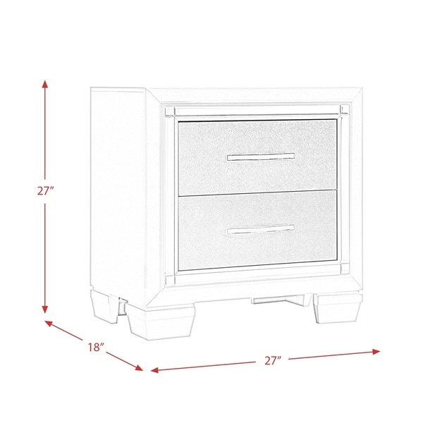 Picket House Furnishings Glamour Panel 3PC Bedroom Set - - 29449575