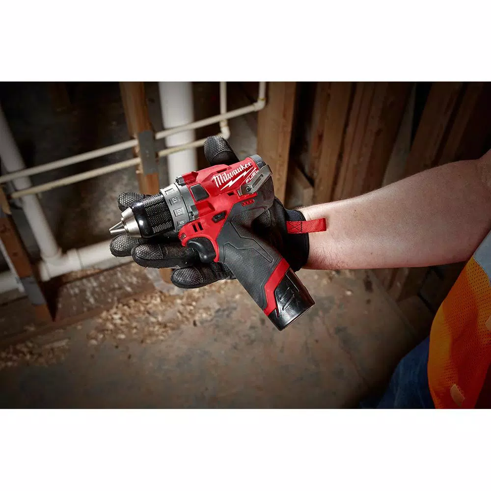 Milwaukee M12 FUEL 12-Volt Lithium-Ion Brushless Cordless 1/2 in. Drill Driver (Tool-Only) and#8211; XDC Depot