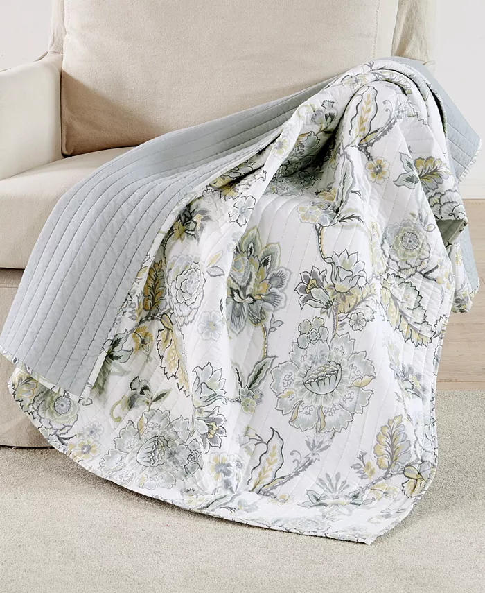 Levtex Ophelia Reversible Quilted Throw， 50 x 60