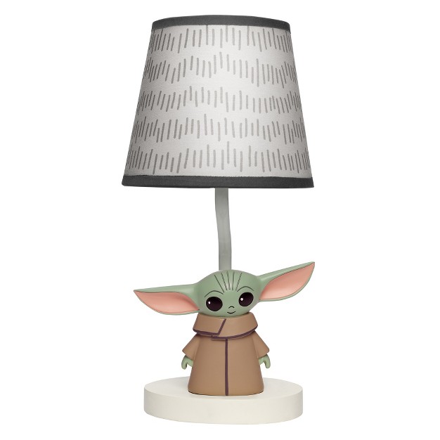 Lambs amp Ivy Star Wars The Child baby Yoda Nursery Lamp With Shade And Bulb