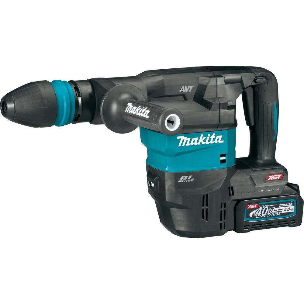 Makita 40V max XGT 19-12 in. Brushless Cordless 15 lbs. AVT Demolition Hammer Kit AWS Capable (4.0 Ah) GMH01M1