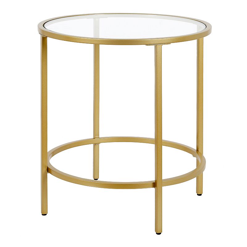 Finley and Sloane Sivil Round End Table