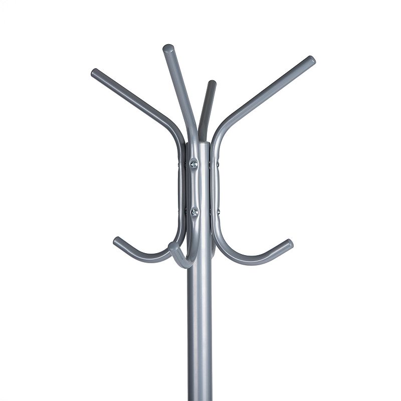 Mind Reader Alloy Collection 8-Hook Metal Coat Rack