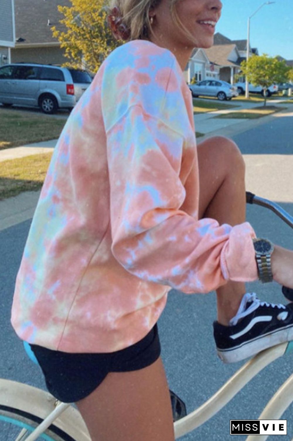 Tie Dye Long Sleeve Sweatshirt