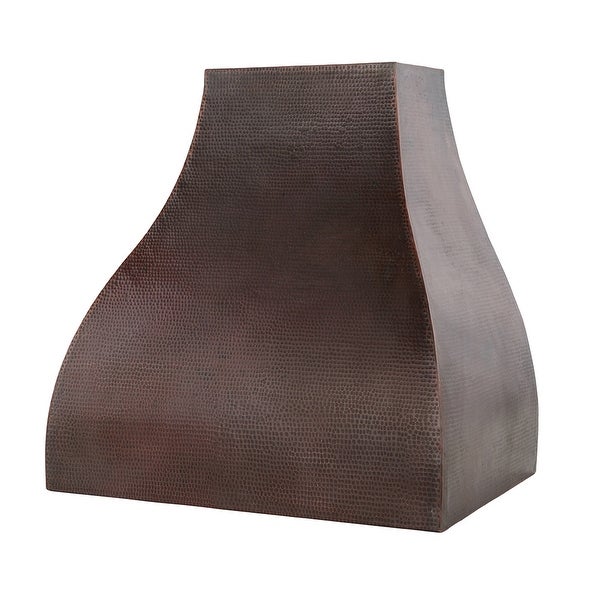 36 Inch 735 CFM Hammered Copper Wall Mounted Campana Range Hood with Screen Filters (HV-CAMPANA36-C2036BP)