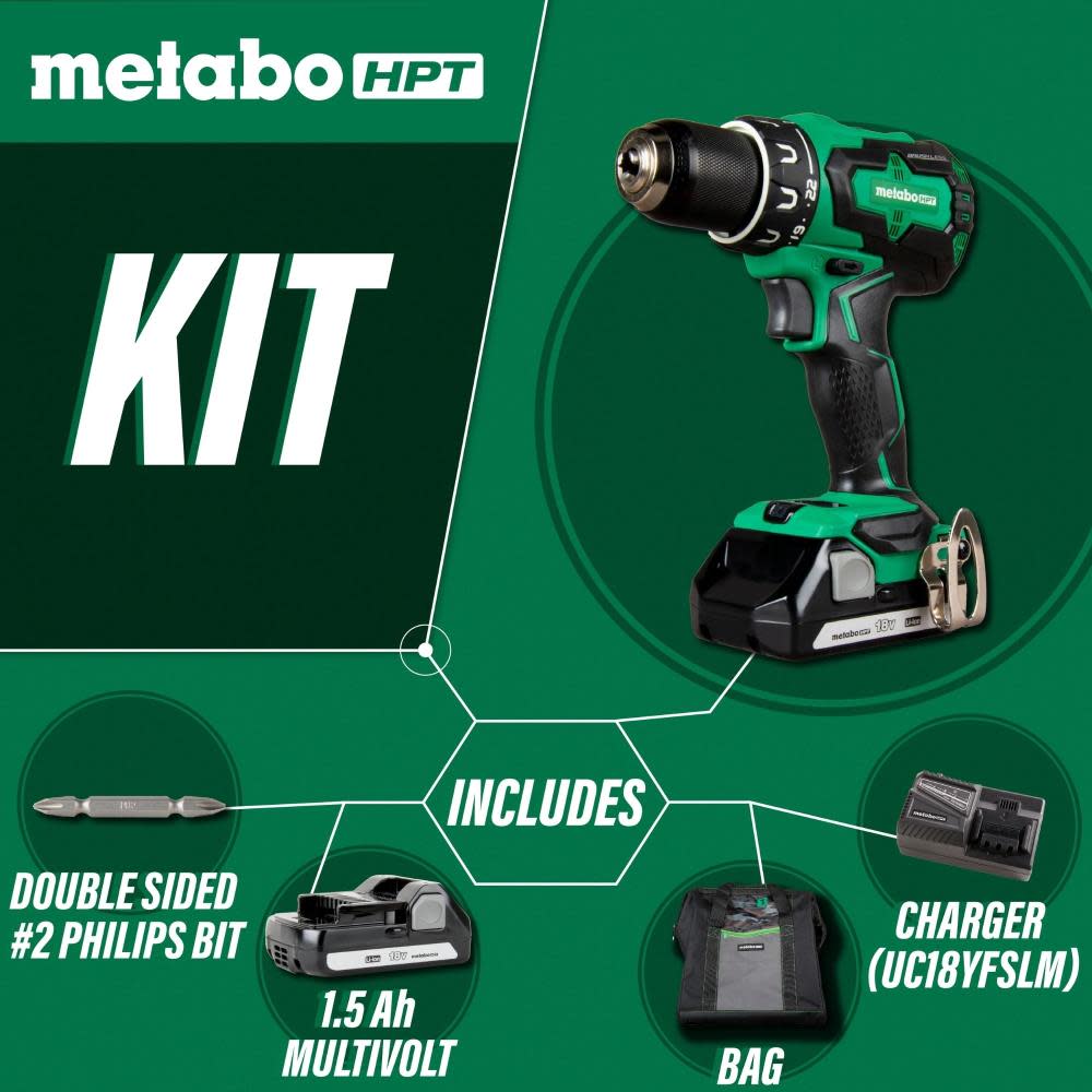 Metabo HPT 18V BL Driver Drill Kit ;