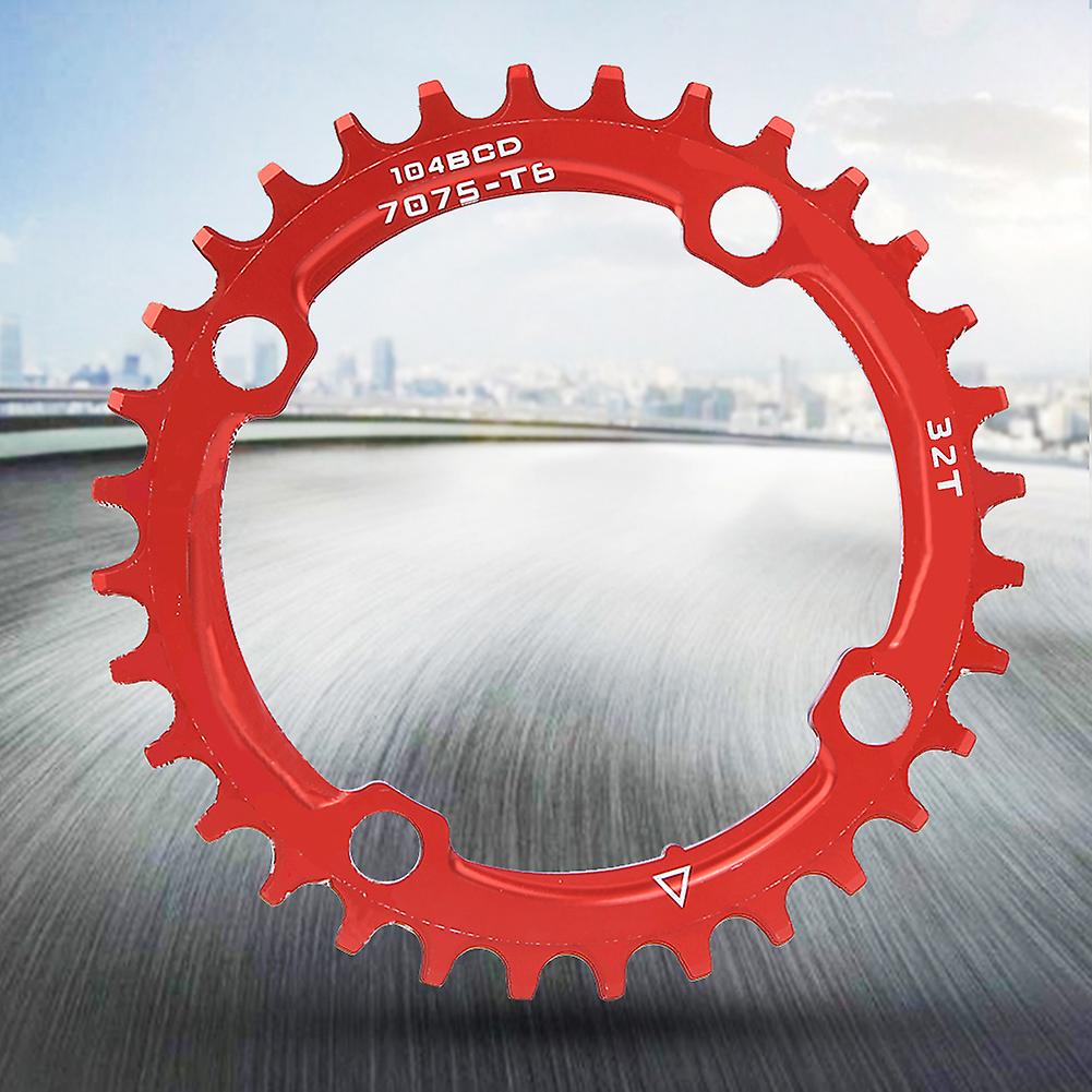 104bcd Bike Narrow Wide Round Chainring Repair Chain Ring For Mountain Bicycle32t