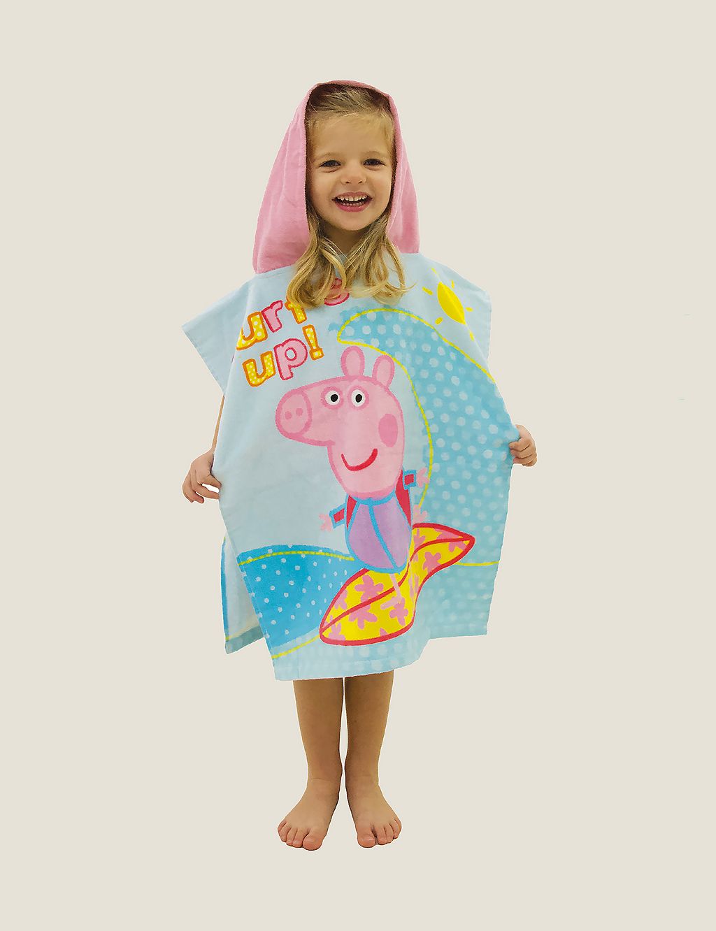 Pure Cotton Peppa Pig™ Kids' Hooded Towel