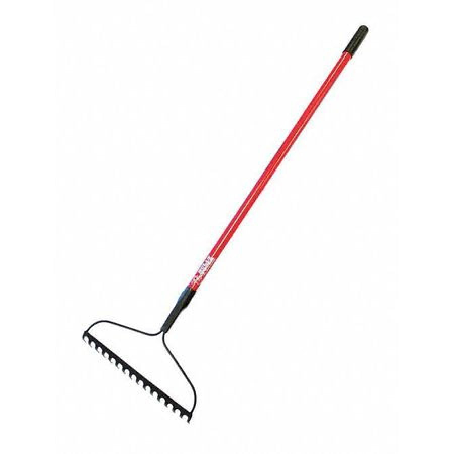 Bully Tools 92309 Bow Rake, 16", 58" Fiberglass Handle