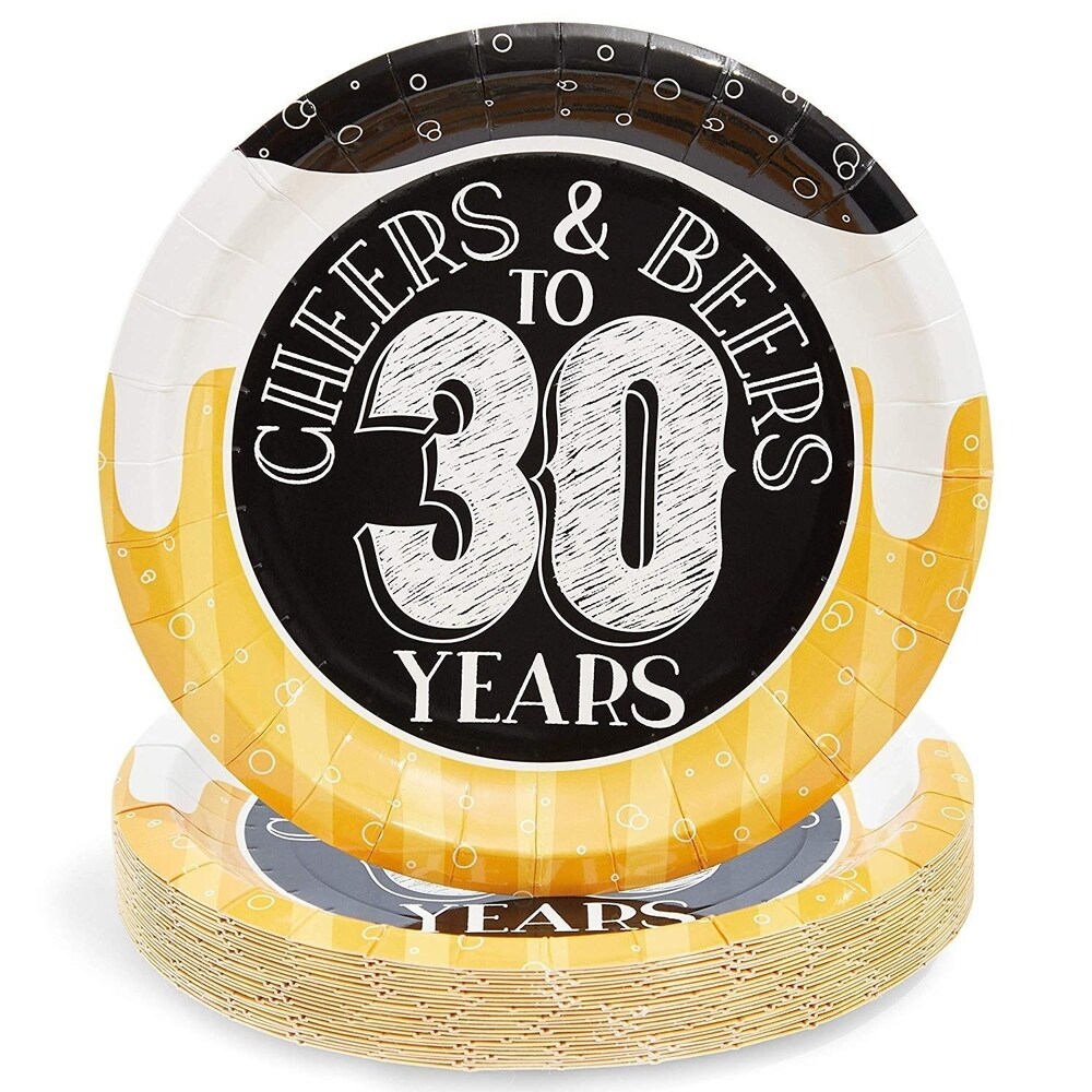 Serves 24 Cheers   Beers to 30 Years Party Supplies Decorations for Men Women