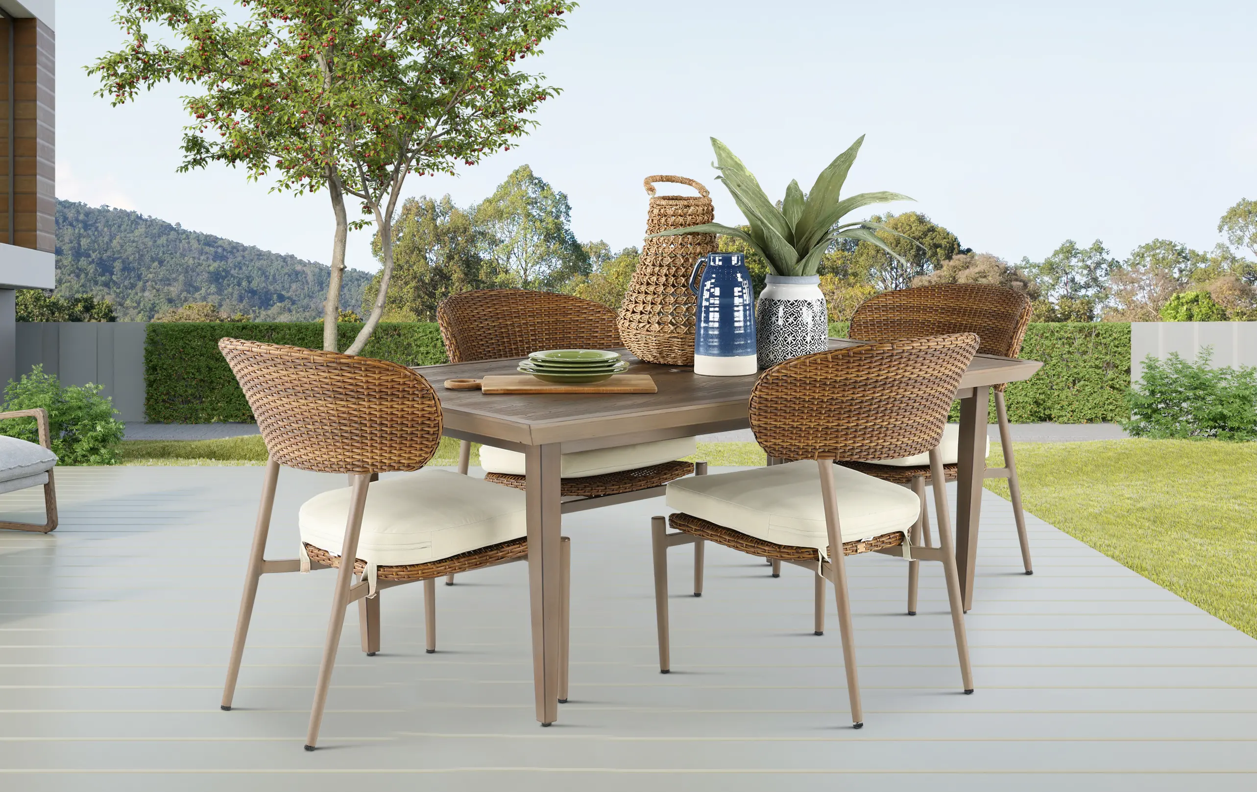 Drew and Jonathan Home Skyview 5 Piece Patio Dining Set