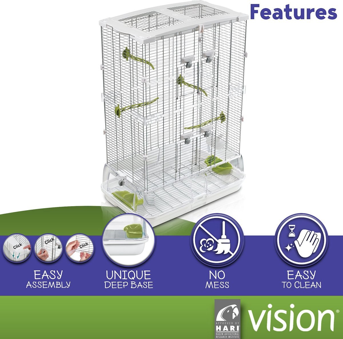 Vision II Model M02 Bird Cage