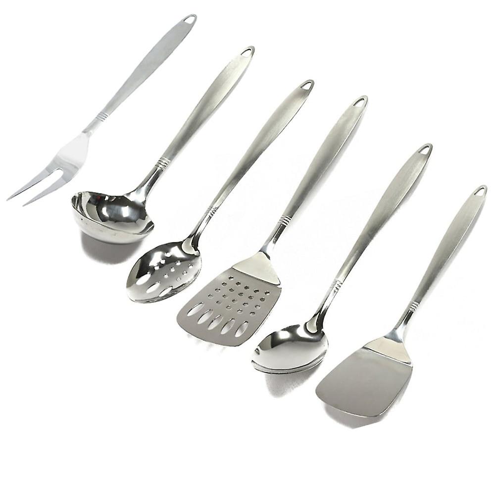 6pcs Stainless Steel Kitchen Cooking Utensil Set