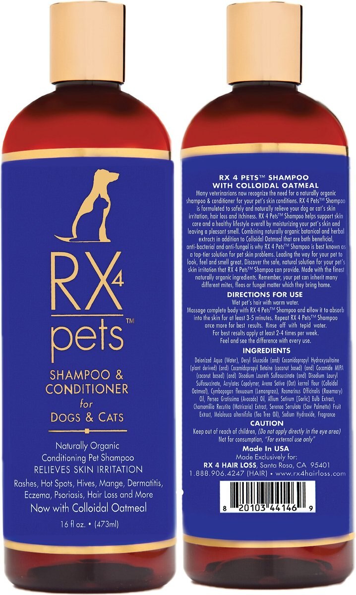 RX 4 Pets Dog and Cat Skin Irritation Shampoo and Conditioner