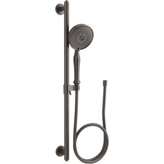 KOHLER Bancroft 3-Spray Patterns Round Handheld Shower Head 2.5 GPM in Oil-Rubbed Bronze 22176-2BZ