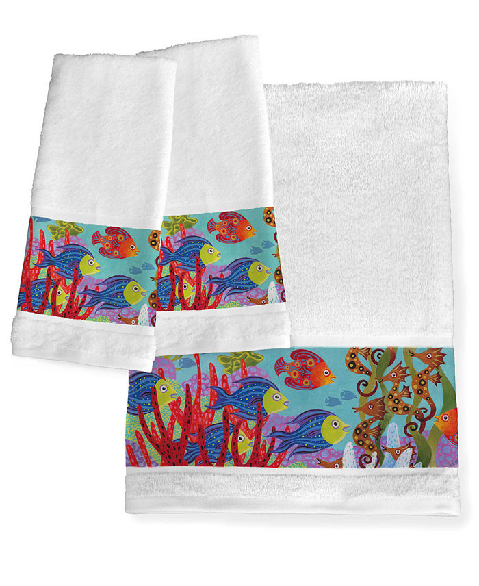 Laural Home Fish In The Hood Hand Towels