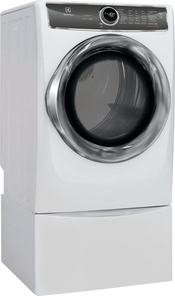 Electrolux EFME627UIW Front Load Perfect Steam™ Electric Dryer With Predictivedry™ And Instant Refresh - 8.0. Cu. Ft.