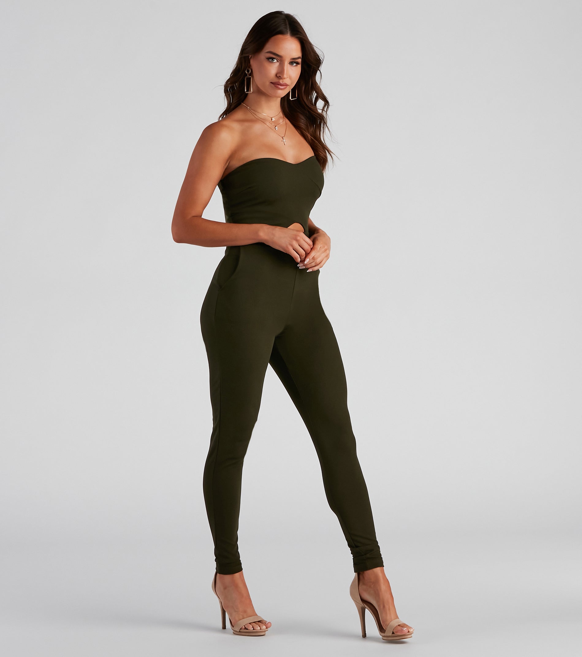 CLEARANCE - Chic Sophistication Sleeveless Tapered Jumpsuit