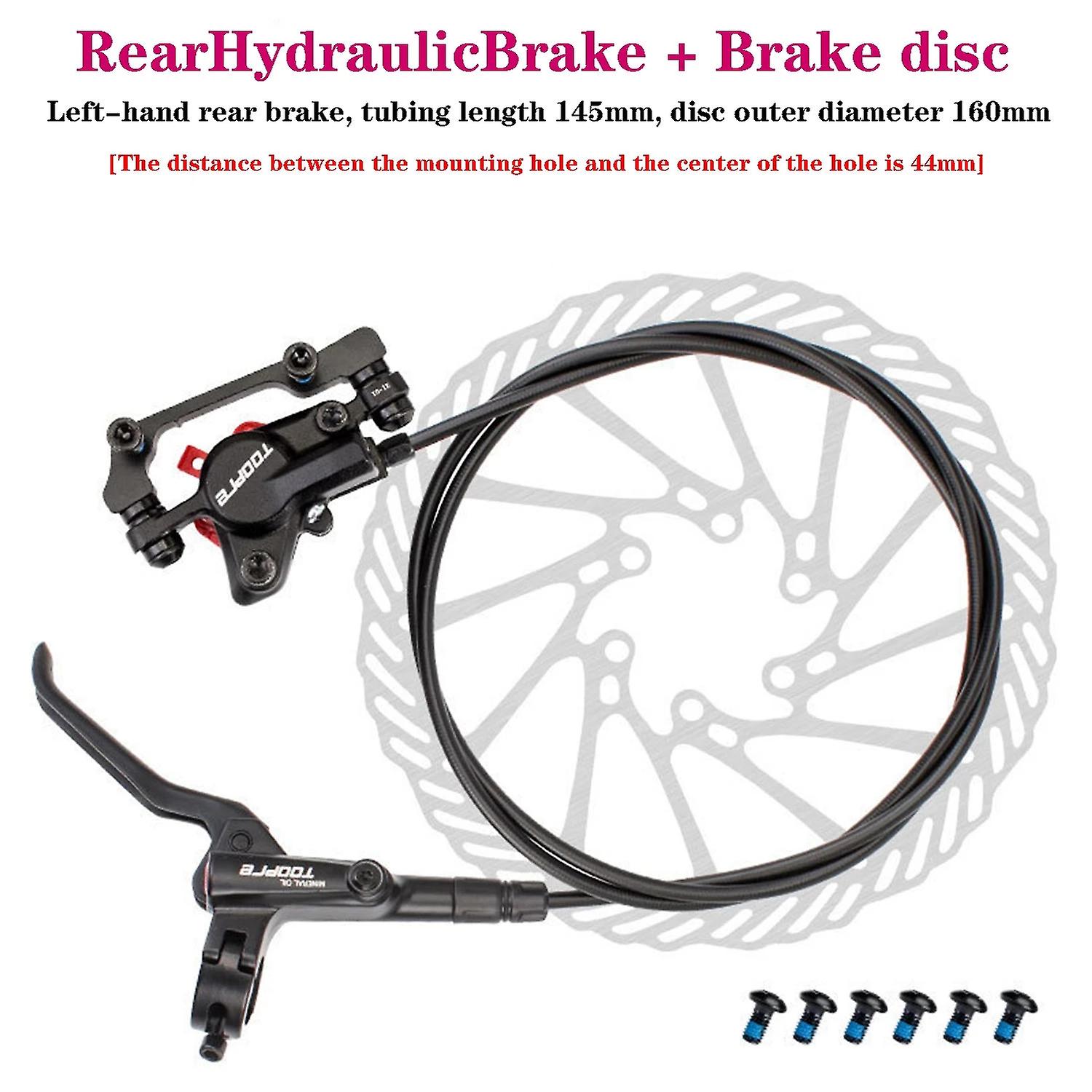 Born Pretty Bike Disc Brake F160r140 (front Brake) F180r160 (rear Brake) Mtb Hydraulic Brakes Bike Braked Kit