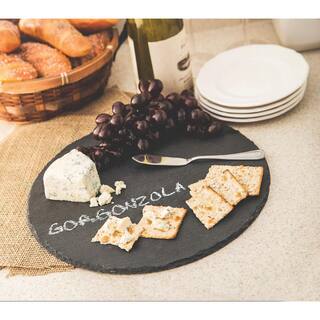 Fox Run Round Slate Cheese Board 3808