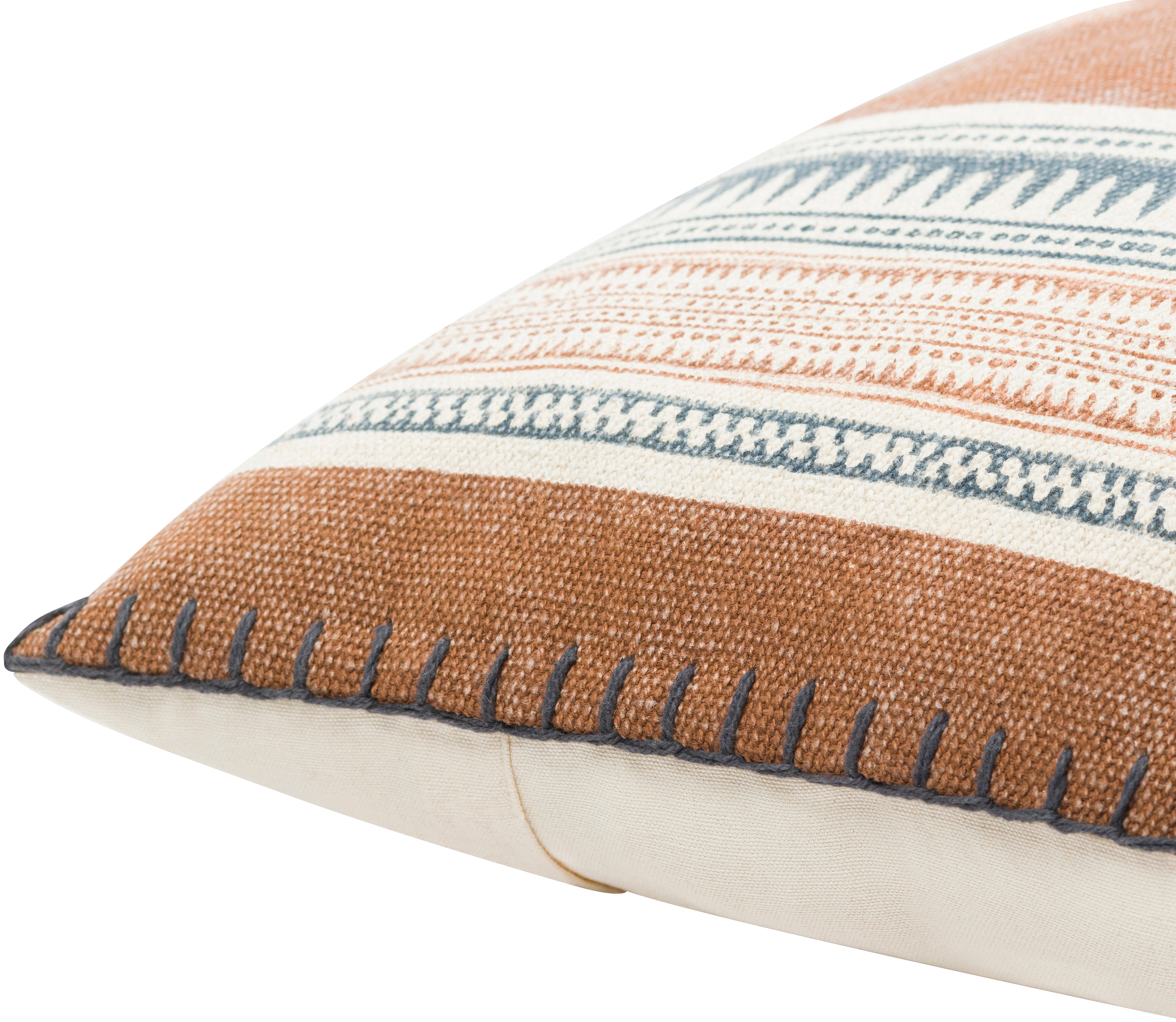 Zendaya Woven Pillow in Khaki