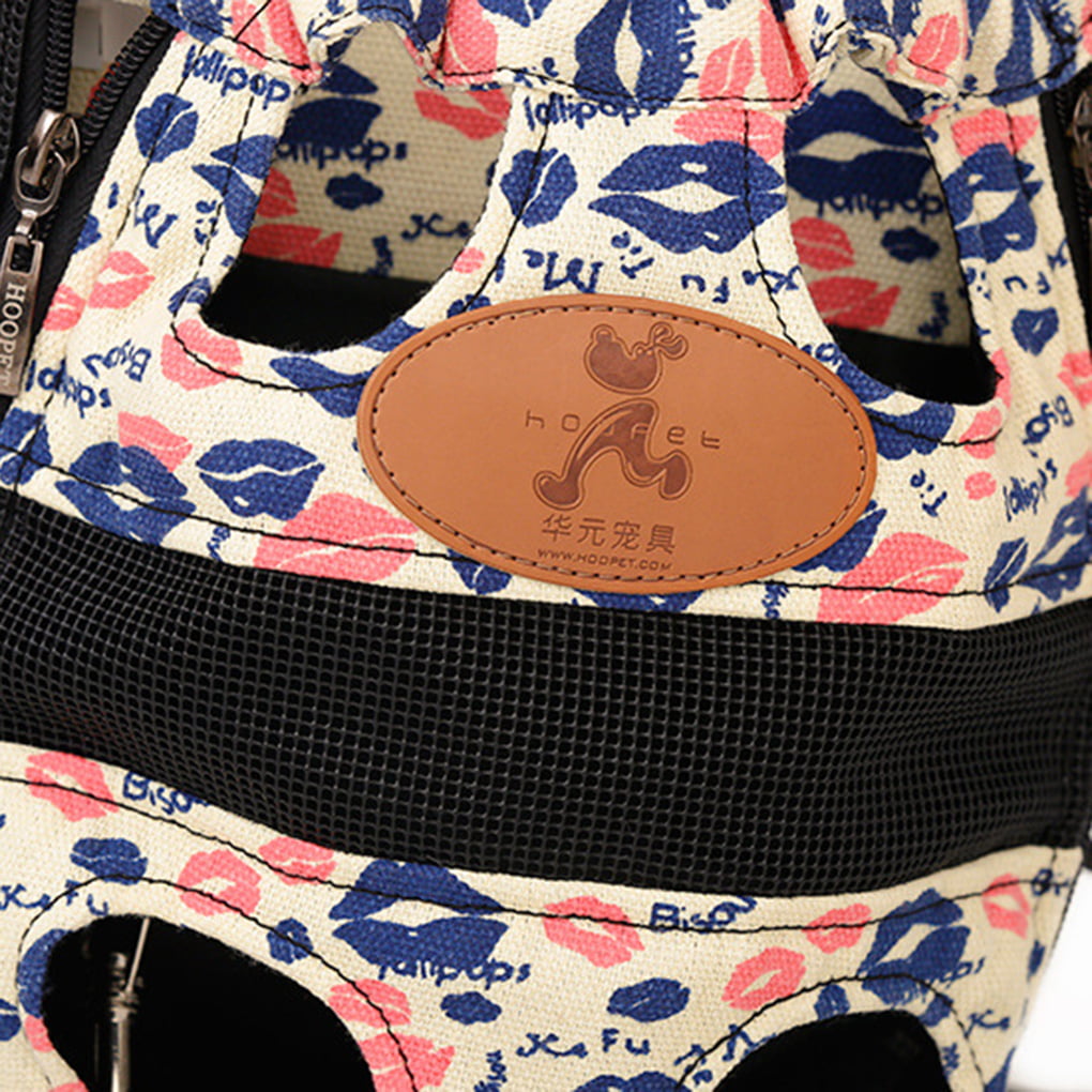 Pet Dog Carrier Bag Travel Backpack Breathable Bag Shoulder Cap Puppy Carrier Pouch Holder With Legs Out