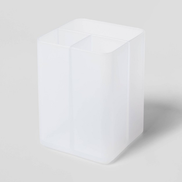 Plastic Pencil Holder Clear