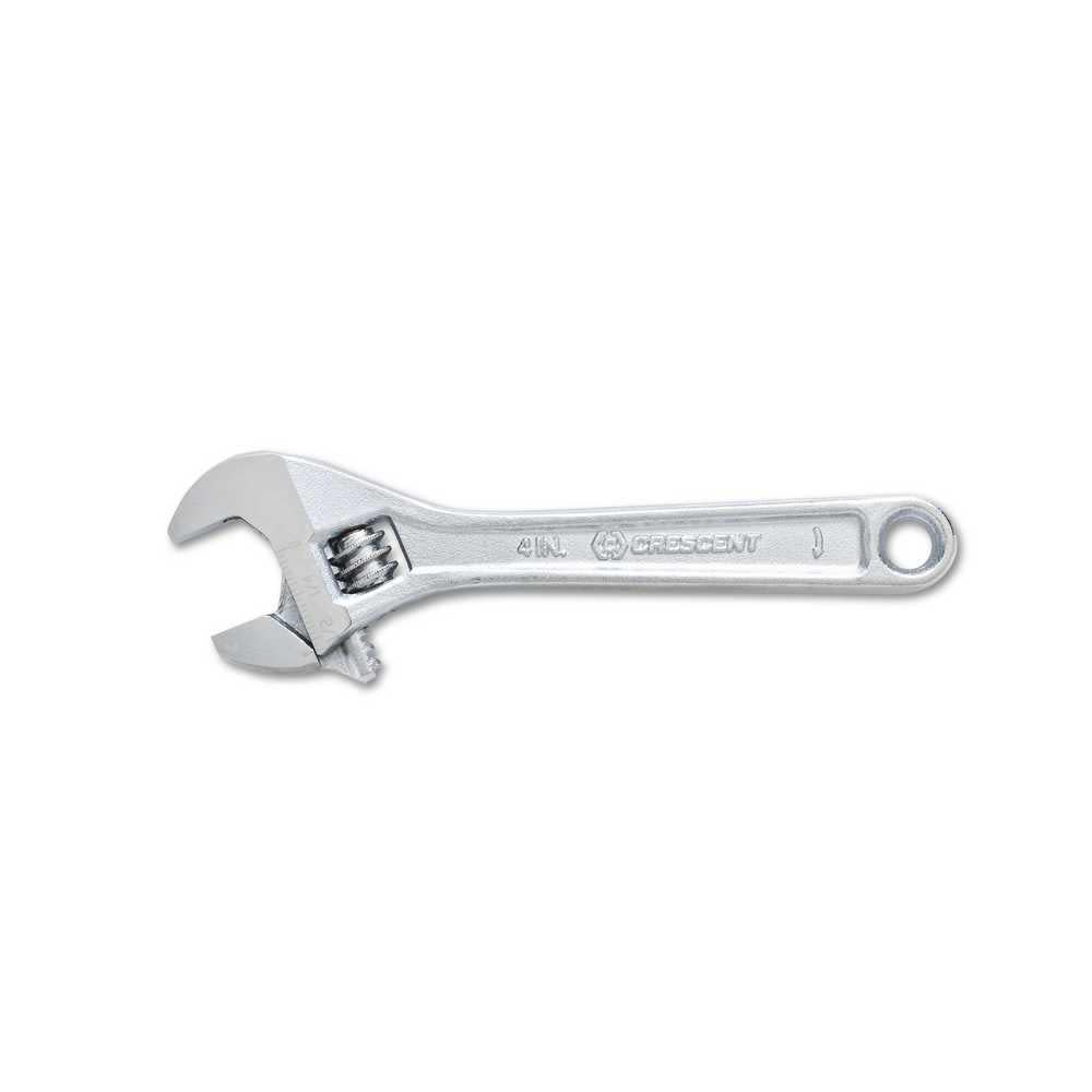 8 Adjustable Wrench， Chrome Finish