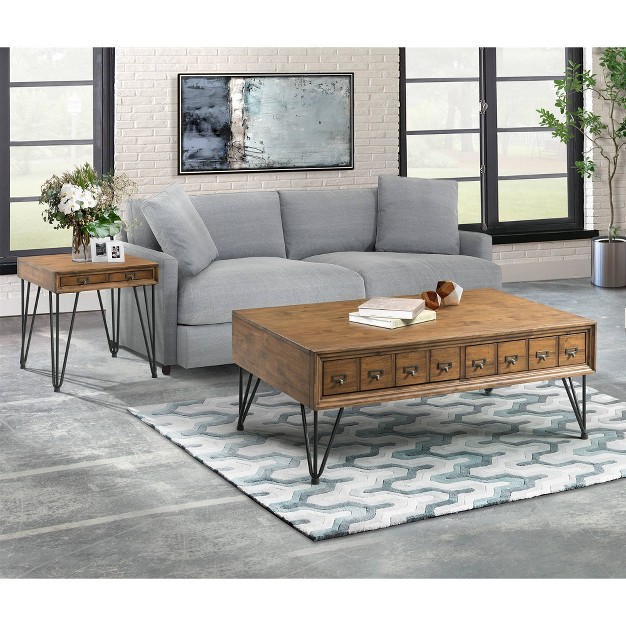 Tanner Coffee Table Light Walnut Picket House Furnishings