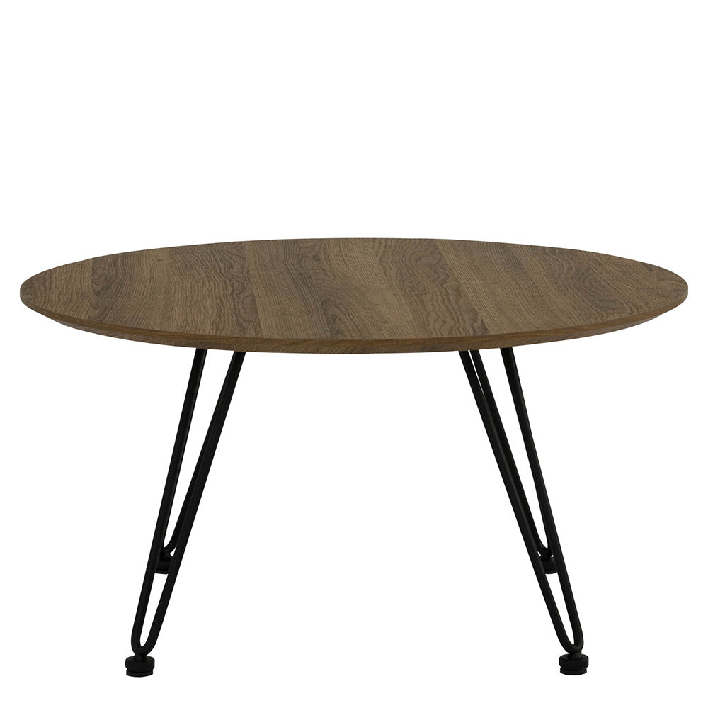 CORWIN Round Coffee Table 70cm - Walnut