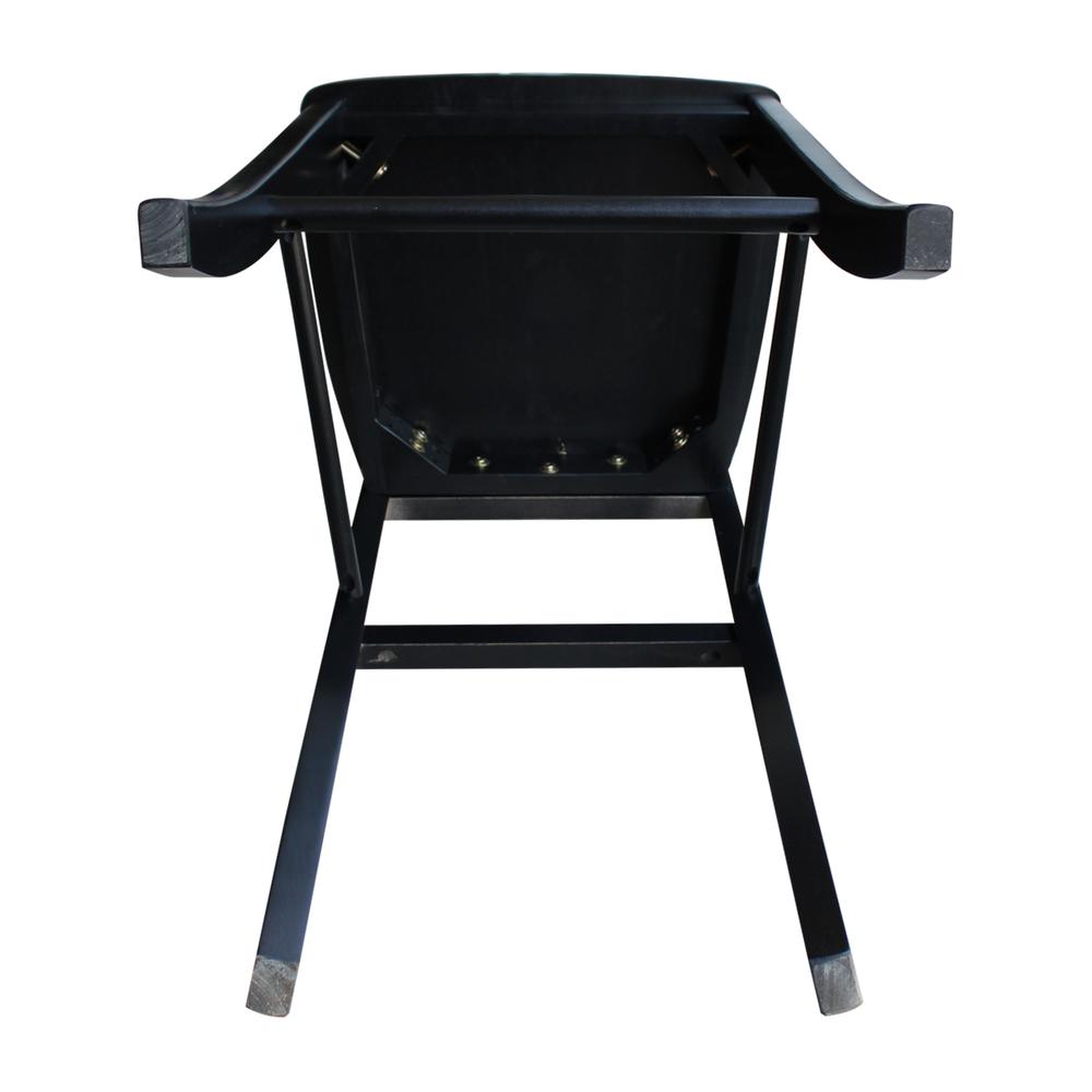 International Concepts Crossback 29 Barstool， Multiple Finishes