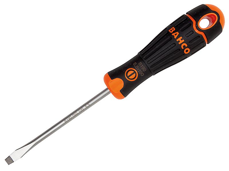 Bahco BAHCOFIT Screwdriver Slotted Flared Tip 4.0 x 100mm BAH190040100