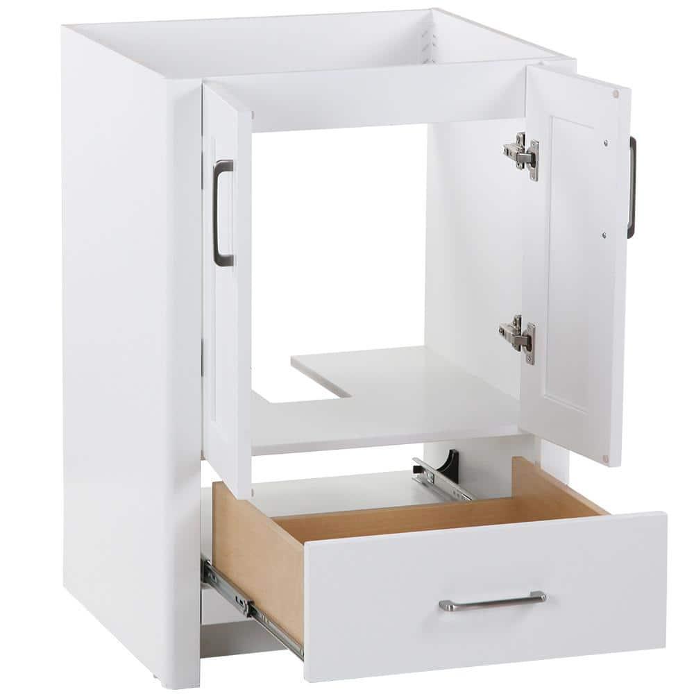 Home Decorators Collection Westcourt 24 in W x 22 in D x 34 in H Bath Vanity Cabinet Only in White