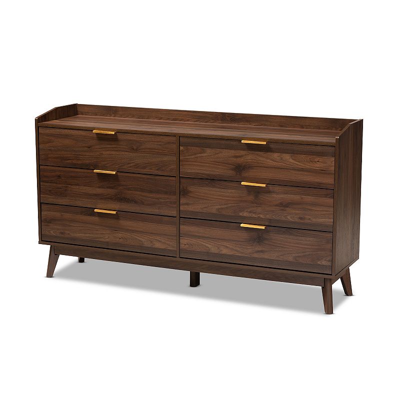 Baxton Studio Lena Medium Brown Dresser