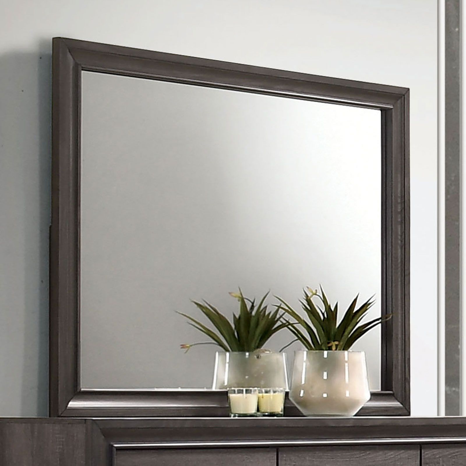 Chrissy Mirror  Gray