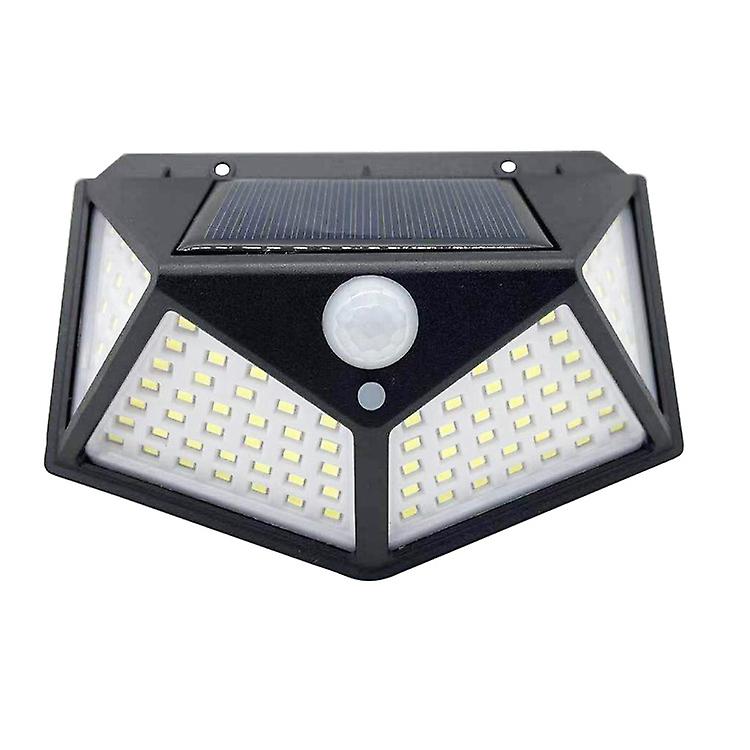 100 Led Solar Wall Lights Outdoor Solar Lamp Waterproof Pir Motion Sensor Solar Powered Sunlight Street Light For Garden Light