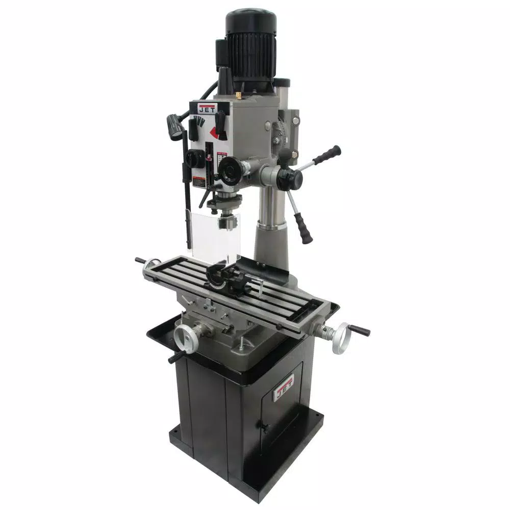 Jet JMD-40GH Geared Head Mill/Drill Press with Newall DP500 2-Axis Dro and#8211; XDC Depot