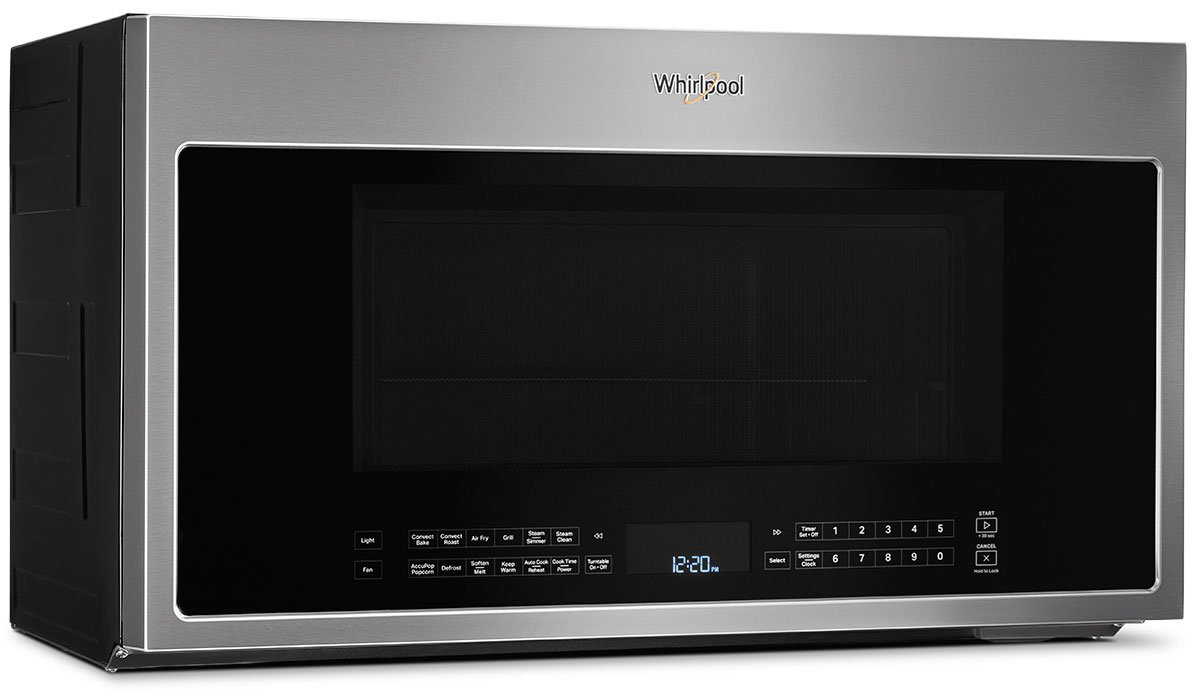 Whirlpool 1.9 Cu. Ft. Fingerprint Resistant Stainless Steel Over-the-Range Microwave With Air Fry Mode