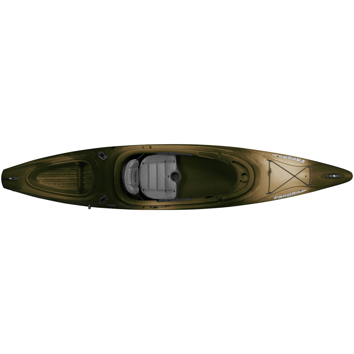 Old Town Vapor 12 Angler SitInside Kayaks  12ft Brown Camo  Brown Camo