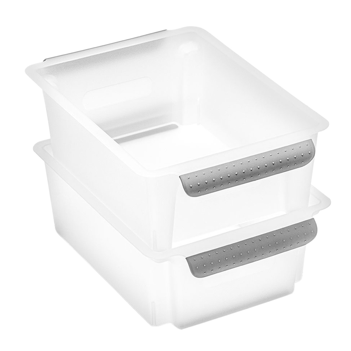 madesmart Frost Flip and Stack Bin