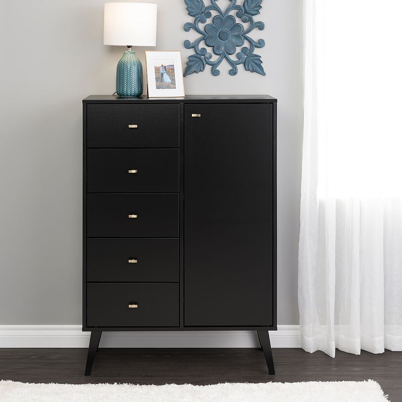 Prepac Milo 5-Drawer Chest with Door